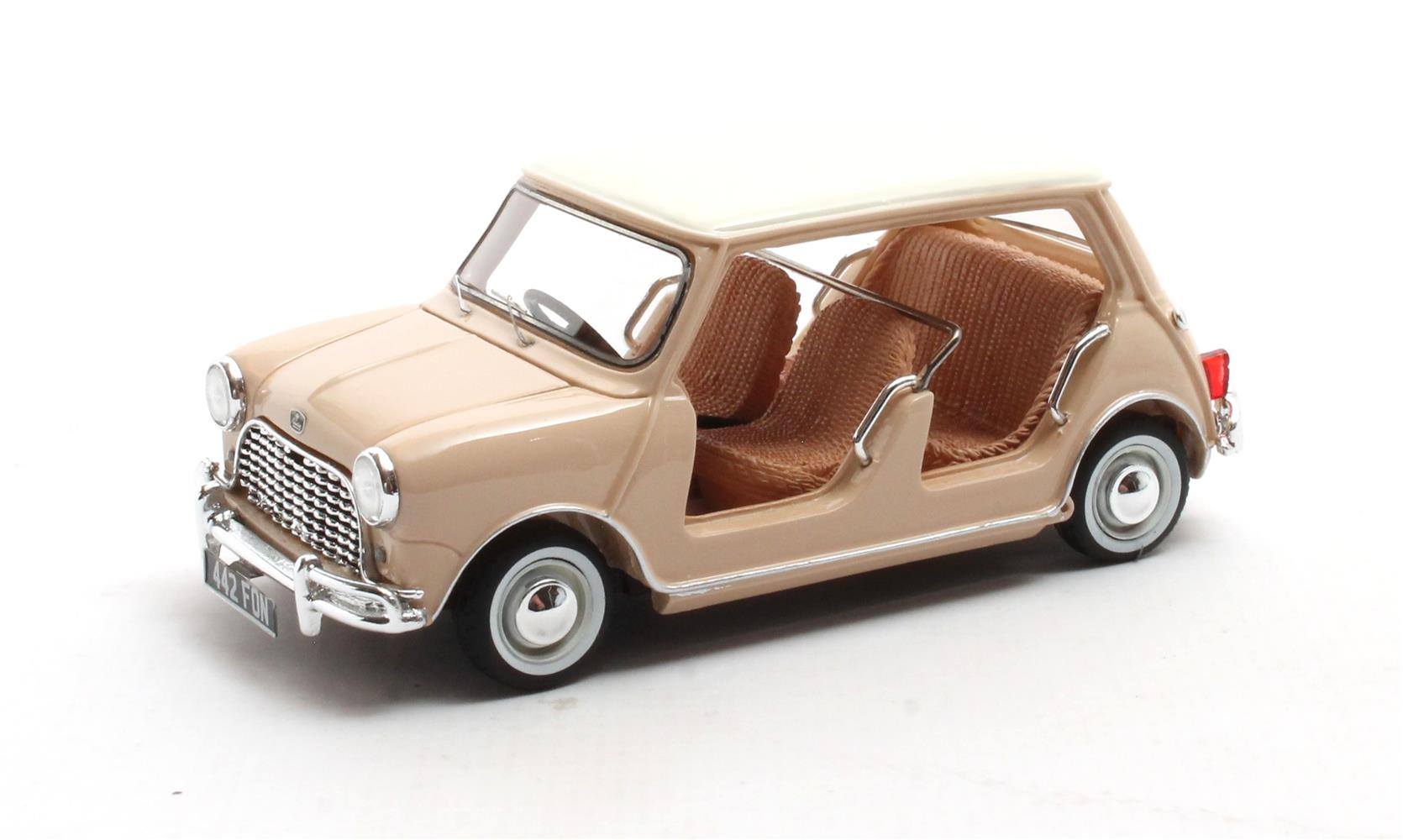 Mini Beach Car 1962 Beige/Turquoise - 1:43